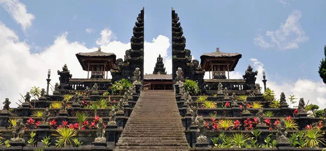 Templo de Besakih, destino turístico de Bali, isla de los dioses, Indonesia