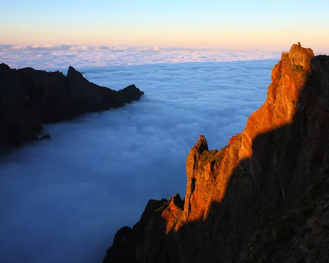 Vistas desde Pico Arriero, Madeira, Portugal