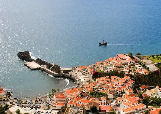 Vistas de Madeira, isla de Portugal.