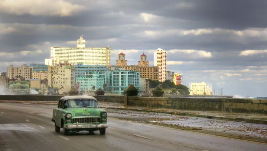 Época de lluvias en Cuba