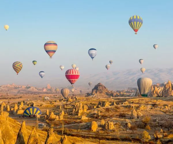 Los mejores destinos para pasear en globo aerostático