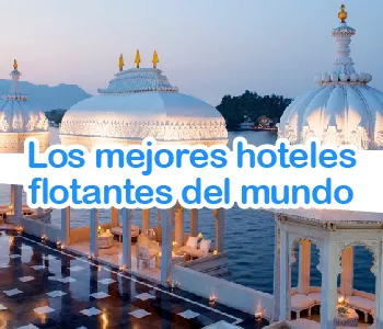 Los mejores hoteles y alojamientos flotantes