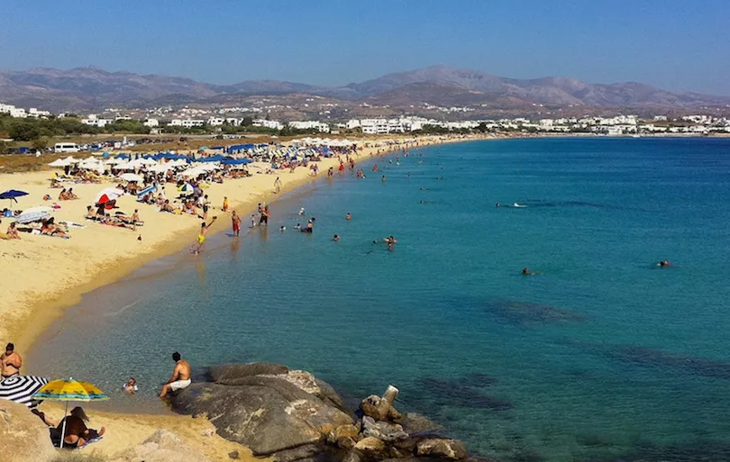 Playa de Naxos de Agios Prokopios