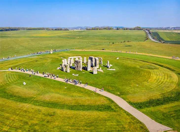 Vista aérea de Stonehenge