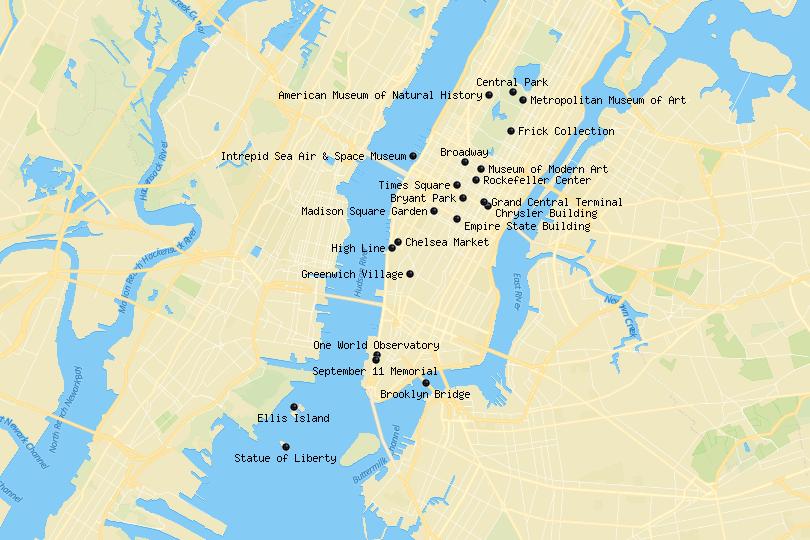 Las 27 principales atracciones turísticas de Nueva York